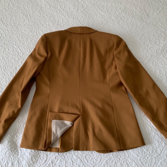 J. Crew Parke Wool Lined Blazer, Tan/Carmel Size 12 - Picture 10 of 10